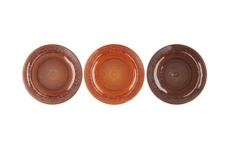 <h4>Dayah Earthy Terra Glass Plate 20x2cm Ass P/1 Nm</h4>