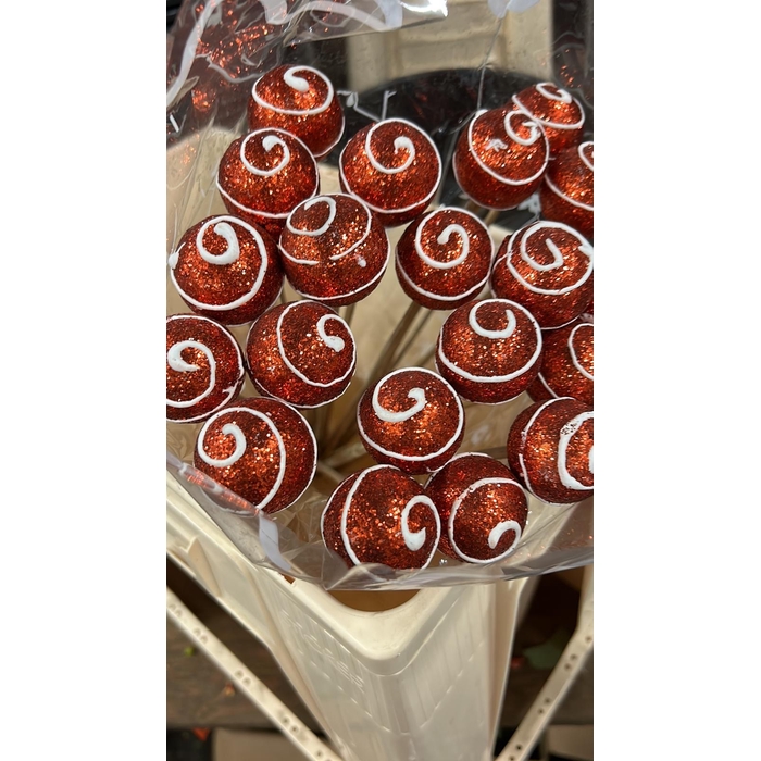 <h4>KERST OP STOK BAL ROOD WIT</h4>