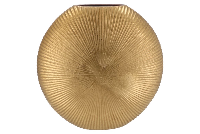 <h4>Jada Gold Oval Vase 40x11cm Nm</h4>