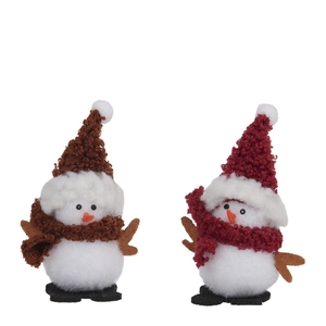 Christmas Deco snowman d05.5*9.5cm
