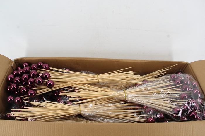 <h4>Stick Ball C. Ø4 Wine Shiny</h4>