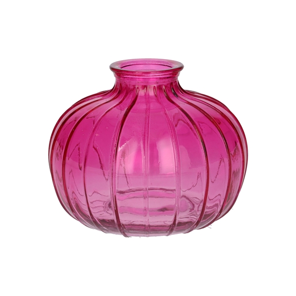 <h4>Bottle Carmen d4\\10.5xh8.5 fuchsia transparent</h4>