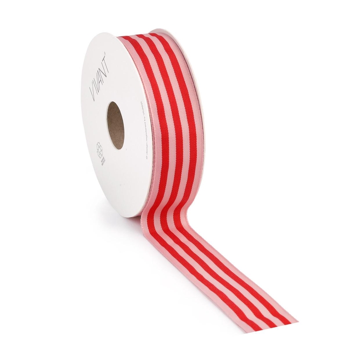 <h4>Ribbon Candy stripe 25mm 15m</h4>