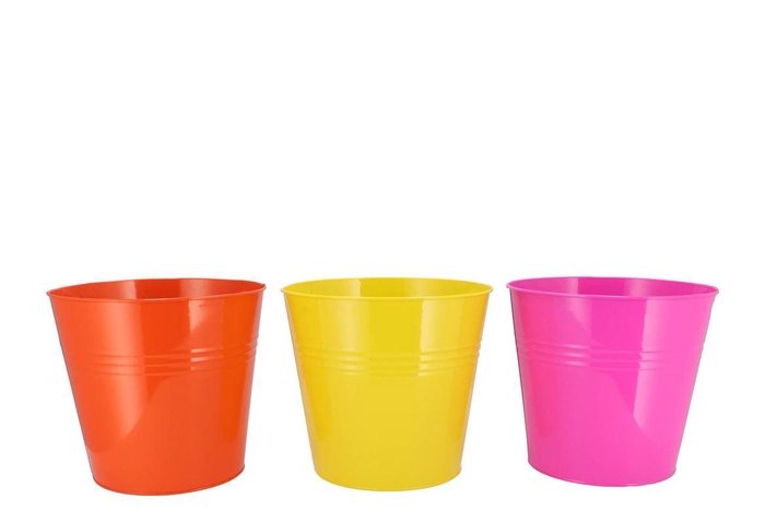 <h4>Zinc Dutch Orange Mix Bucket Basic Ass 19x18x15cm</h4>