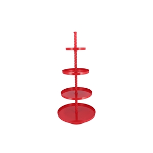 Storage Shelf Swirl Jolly Red 56x56x125cm