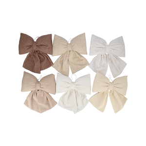 Deco Sand Bow X-mas Ass 30x35cm
