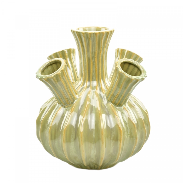 <h4>Keramiek Exclusief Flora vaas d17.5*20cm</h4>