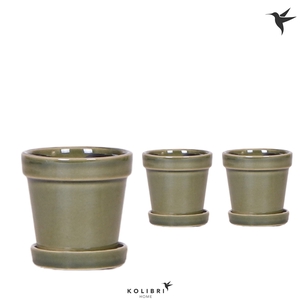 Kolibri Home Flower pot green