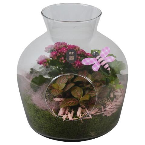 <h4>PTIG2638 Arrangement Indoor in glazen vaas</h4>
