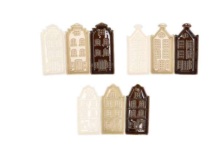 A'dam Natural Brown Mix Plate Ass 9x3x18cm Nm