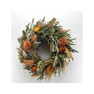 Dried wreath autumn no 5 - 30 cm