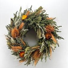 <h4>Dried wreath autumn no 5 - 30 cm</h4>