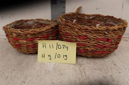 <h4>Deco Basket Set 24+19cm</h4>