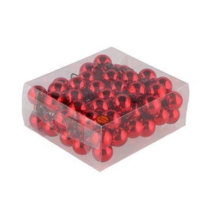 Glass Ball Shiny Red 30mm P/72 Nm