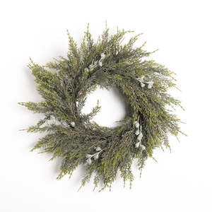 AF Wreath pine w/cone L46cm gr