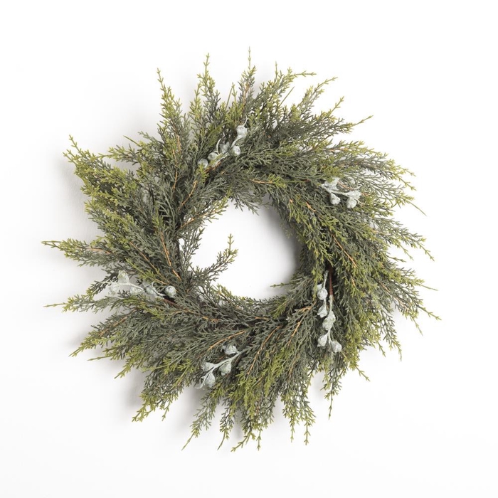 <h4>AF Wreath pine w/cone L46cm gr</h4>