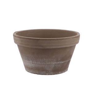 Terra Choco Conical Bowl Grey 25x14cm Siliconised