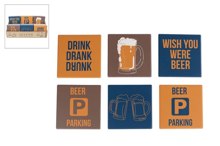 <h4>"Onderzetter ""Beer""  bl./br. 10x1</h4>