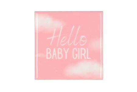 <h4>Tile Baby Girl Pink 10x10x1cm Nm</h4>