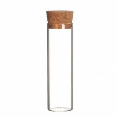 Glass tube+cork d03 10cm
