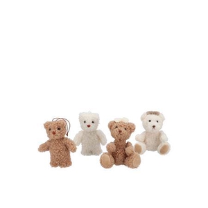 Loulou Cosy Sand Hanger Bear Ass 4x8x14cm