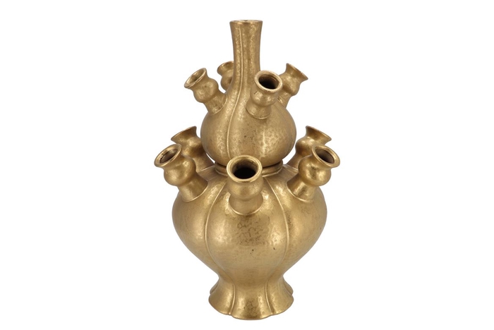 <h4>Rotterdam Gold Vase Set Tulip 31x31x46cm Nm</h4>