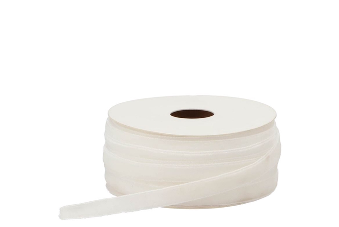 <h4>Ribbon Velvety 08 Off White 20mx9mm</h4>