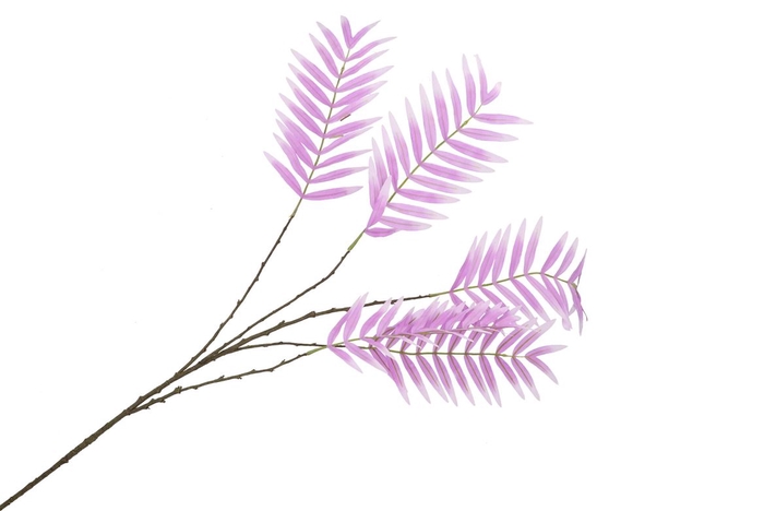 <h4>Silk Palm Leaf Light Purple 125cm</h4>