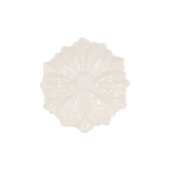 <h4>Bloom Cosmea Plate White 24x24x4cm</h4>