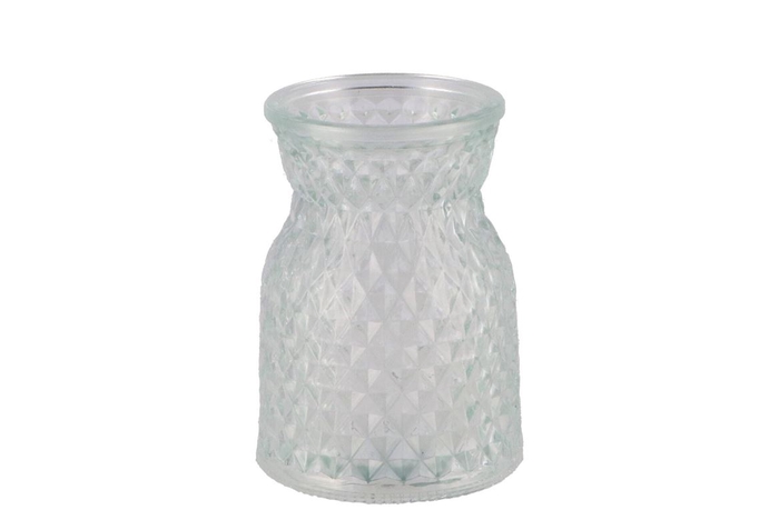 <h4>Diamond Clear Vase 8x11cm Nm</h4>