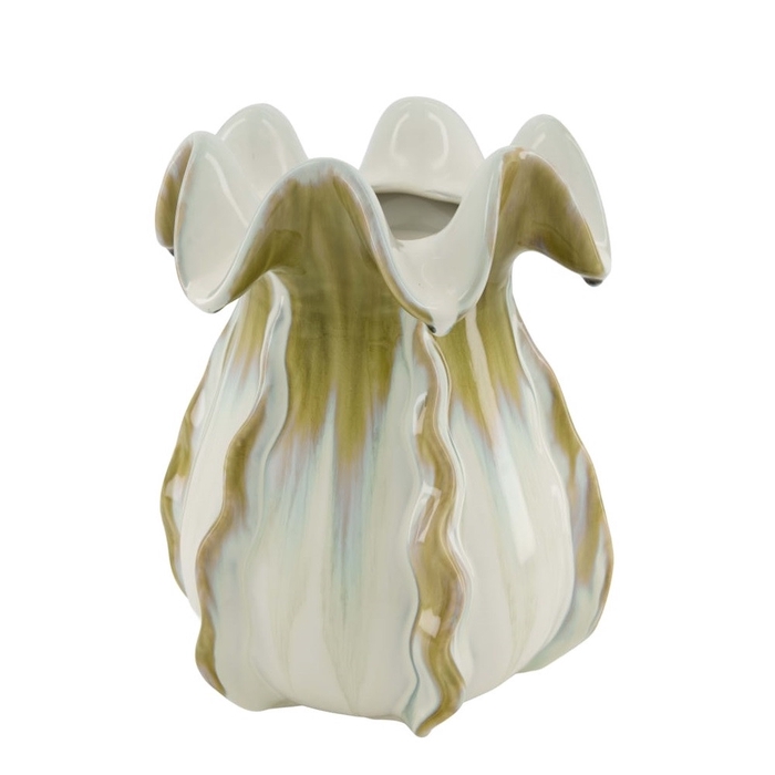 <h4>Keramiek Exclusief Stromboli vaas 23*22*28cm</h4>