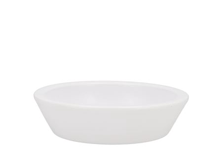 <h4>Ceramic Bowl Matt White Low Round 20x5cm Nm</h4>