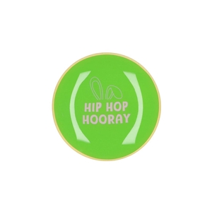 Plate Round Hip Hop Hooray 18x18x2cm