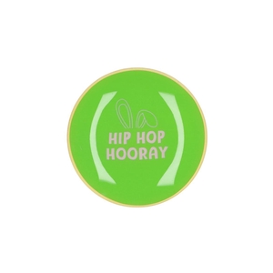 Plate Round Hip Hop Hooray 18x18x2cm