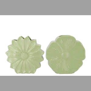 Bloom Green Vase Daisy Ass 40x11x40cm