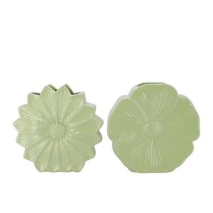 Bloom Green Vase Daisy Ass 40x11x40cm Nm