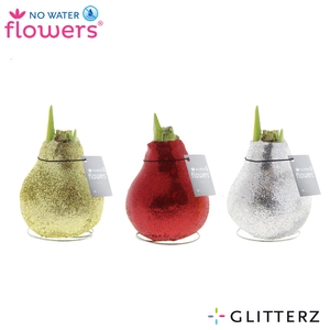 No Water Flowers Glitterz® Goud / Rood / Zilver