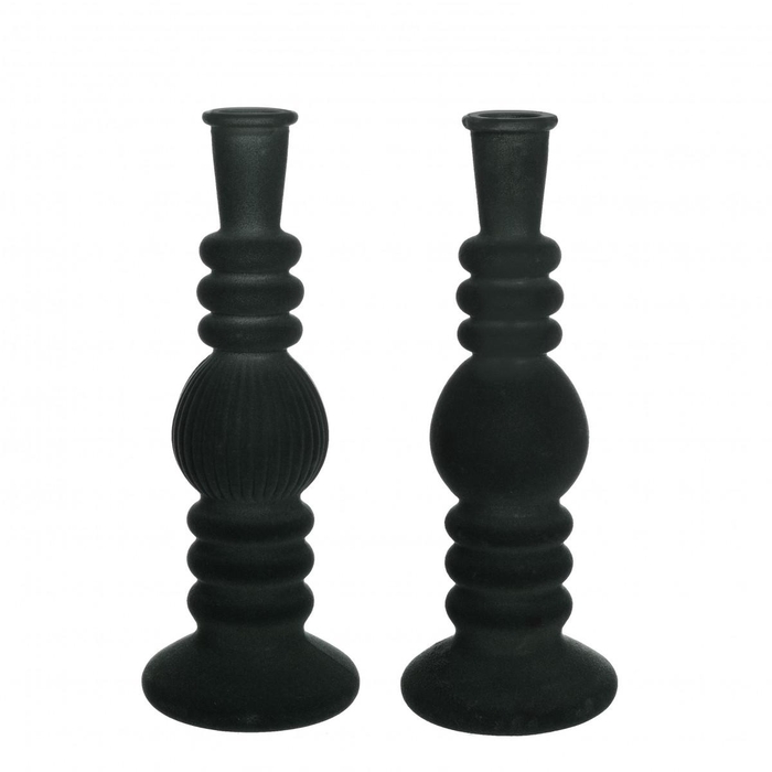 <h4>Glas Candle vaas velvet d09*23cm</h4>