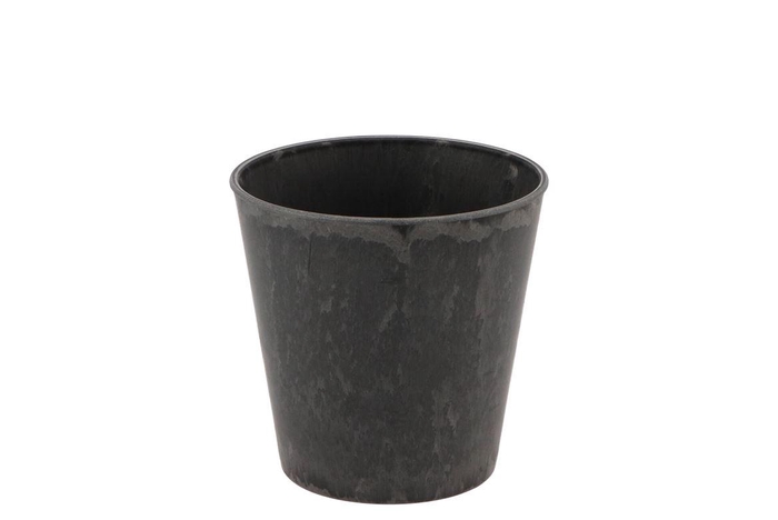 <h4>Melamine Grey Pot 13x10x12cm</h4>