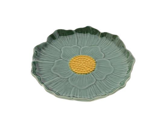 <h4>PLATE FLOWER H3D25 GREEN</h4>