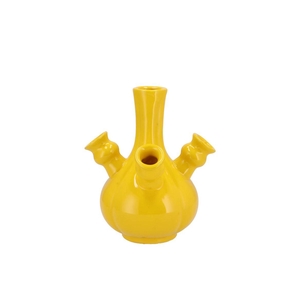 Rotterdam Yellow Vase Tulip 17x17x17cm Nm