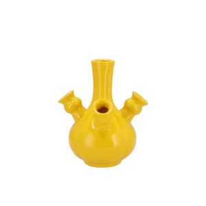 Rotterdam Yellow Vase Tulip 17x17x17cm Nm