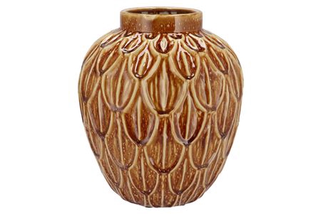 <h4>Inga Boa Brown Pot Active Glaze 31x31x35cm Nm</h4>