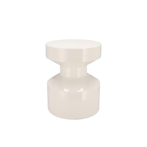 Sephora Cozy White Stool / Side Table 30x30x38cm N