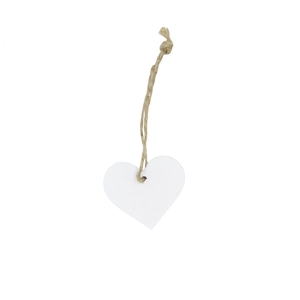 Valentijn Deco hanger hart  3.5*4cm x24