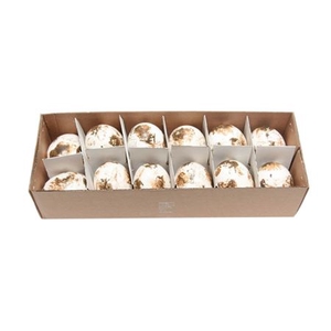 DECO EGG CHICKEN 12PC SPOTTED