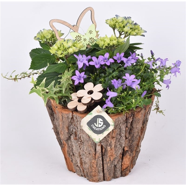 <h4>Boomschors pot bruin 19cm</h4>