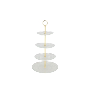 Dayah Transparent Cake Shelf 15/18/20/25x46cm Nm