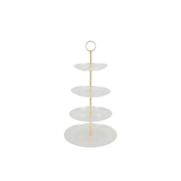 <h4>Dayah Transparent Cake Shelf 15/18/20/25x46cm Nm</h4>