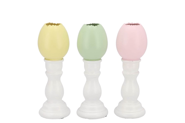 <h4>Easter Egg Trophy Dreamy Pastel Mix Vase Ass 6x6x16cm</h4>